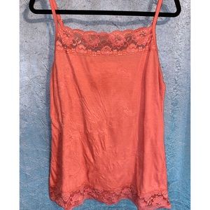 Maurices Plus Size Solid Lace Crinkle Cami